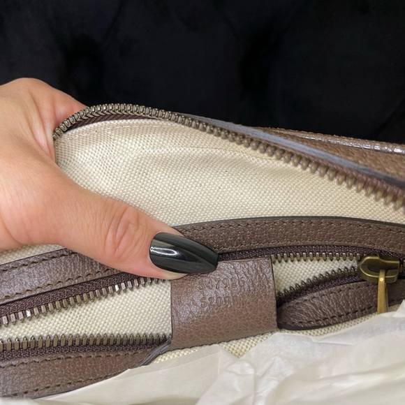 NEW 💯AUTHENTIC Gucci OPHIDIA GG SMALL MESSENGER BAG🤎❤️💚 - Picture 11 of 15